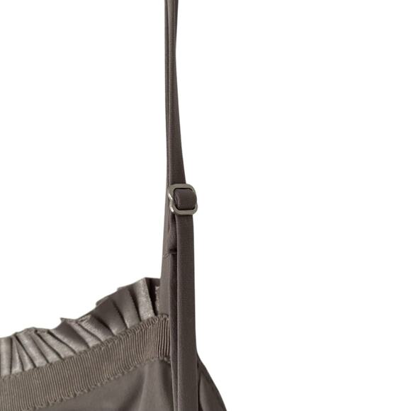 Banana Republic Silver Pleated Dress NWTs size 8 - Picture 7 of 10